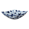 Polish Pottery Large Nut Dish (Blue Butterfly) | M121U-AS58 at PolishPotteryOutlet.com