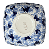 Dish, 10.5" Nut Dish in "Blue Butterfly" by Manufaktura | M121U-AS58