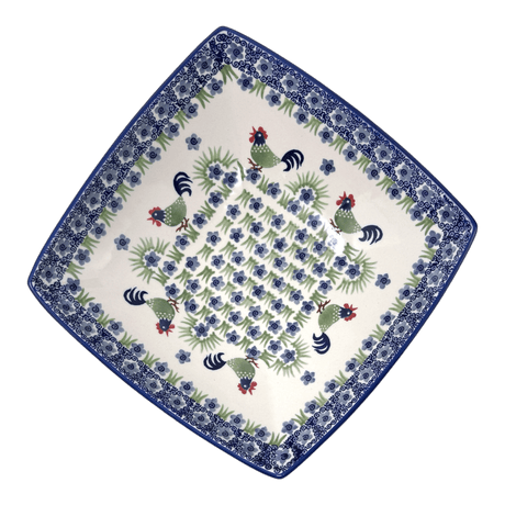 Bowl, Square, Nut, Large, 10.5" in "Rise & Shine" by Manufaktura | M121U-P319