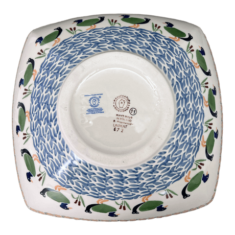 Dish, 10.5" Nut Dish in "Ducks in a Row" by Manufaktura | M121U-P323