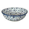 Polish Pottery 8.5" Bowl (Scattered Blues) | M135S-AS45 at PolishPotteryOutlet.com