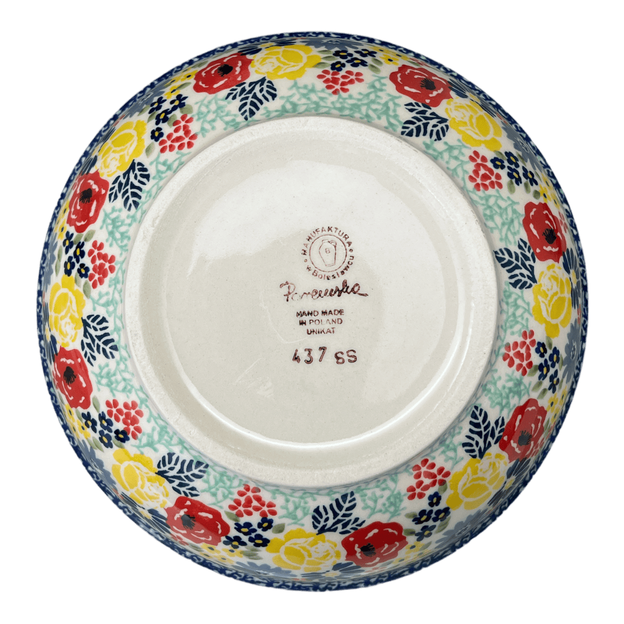 Bowl, Round, 8.5" in "Garden Party" by Manufaktura | M135S-BUK1