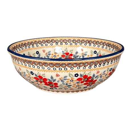 Bowl, Round, 8.5" in "Ruby Duet" by Manufaktura | M135S-DPLC