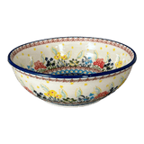 Bowl, Round, 8.5" in "Beautiful Botanicals" by Manufaktura | M135S-DPOG