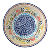 Bowl, Round, 8.5" in "Beautiful Botanicals" by Manufaktura | M135S-DPOG