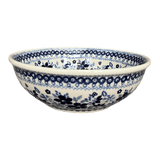 Bowl, Round, 8.5" in "Blue Life" by Manufaktura | M135S-EO39