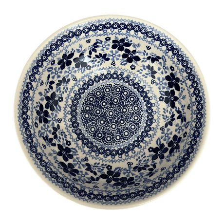 Bowl, Round, 8.5" in "Blue Life" by Manufaktura | M135S-EO39