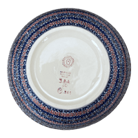 A picture of a Polish Pottery 8.5" Bowl (Sweet Symphony) | M135S-IZ15 as shown at PolishPotteryOutlet.com/products/8-5-bowl-sweet-symphony-m135s-iz15