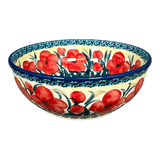 Bowl, Round, 8.5" in "Poppies in Bloom" by Manufaktura | M135S-JZ34
