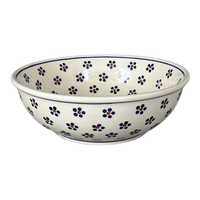 A picture of a Polish Pottery 8.5" Bowl (Petite Floral) | M135T-64 as shown at PolishPotteryOutlet.com/products/8-5-bowl-petite-floral-m135t-64