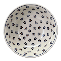 A picture of a Polish Pottery 8.5" Bowl (Petite Floral) | M135T-64 as shown at PolishPotteryOutlet.com/products/8-5-bowl-petite-floral-m135t-64