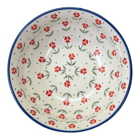 Polish Pottery 8.5" Bowl (Simply Beautiful) | M135T-AC61 Additional Image at PolishPotteryOutlet.com