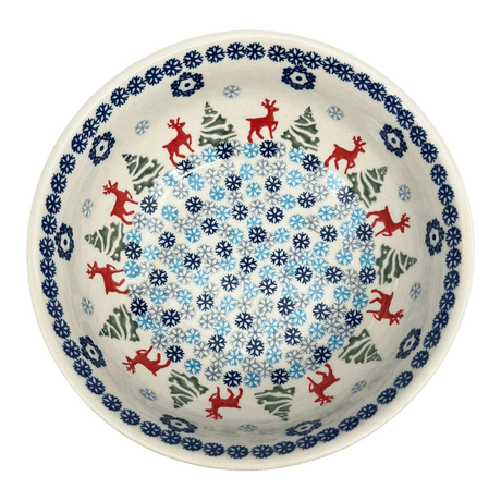 Bowl, Round, 8.5" in "Reindeer Games" by Manufaktura | M135T-BL07
