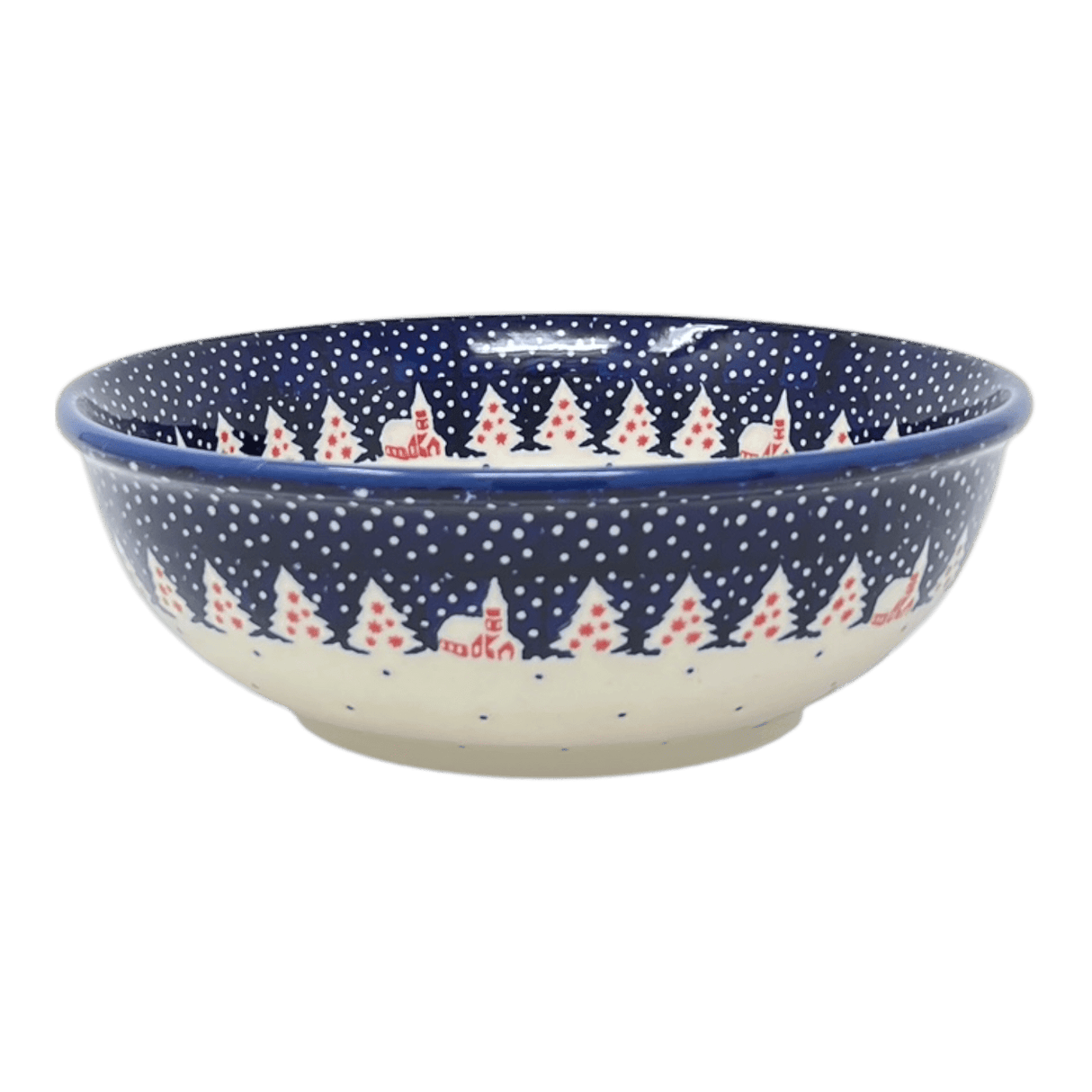 Bowl, Round, 8.5" in "Christmas Chapel" by Manufaktura | M135T-CHDK