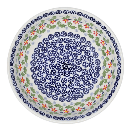 Bowl, Round, 8.5" in "Holly In Bloom" by Manufaktura | M135T-IN13