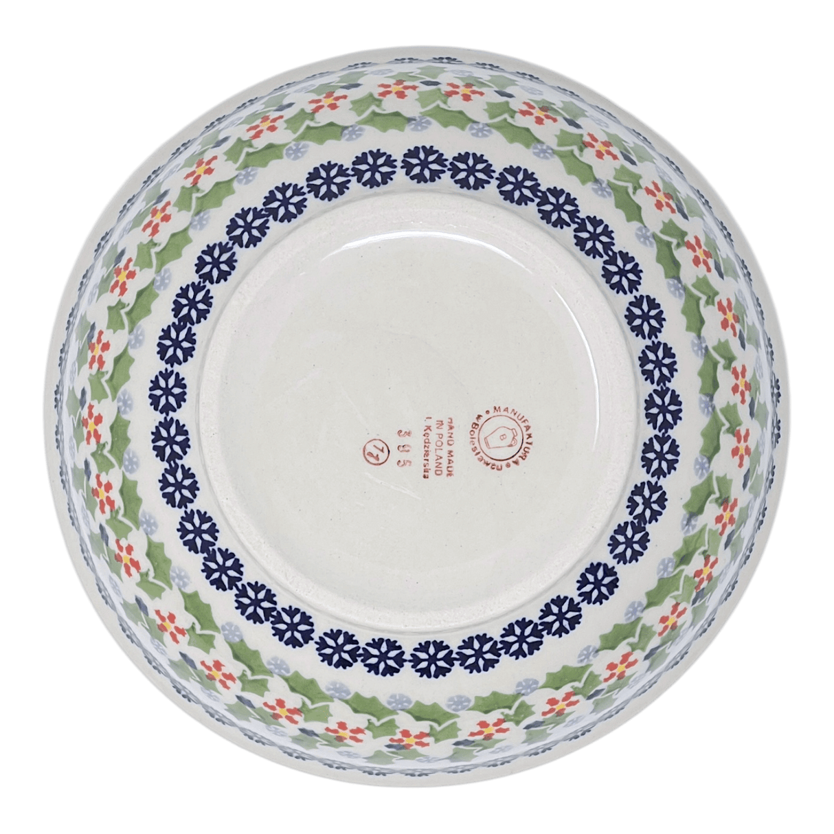 Bowl, Round, 8.5" in "Holly In Bloom" by Manufaktura | M135T-IN13