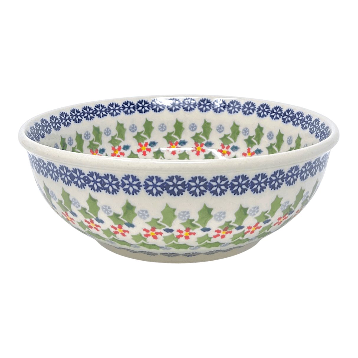 Bowl, Round, 8.5" in "Holly In Bloom" by Manufaktura | M135T-IN13