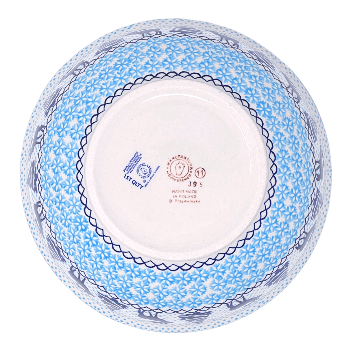 Bowl, Round, 8.5" in "Peaceful Season" by Manufaktura | M135T-JG24