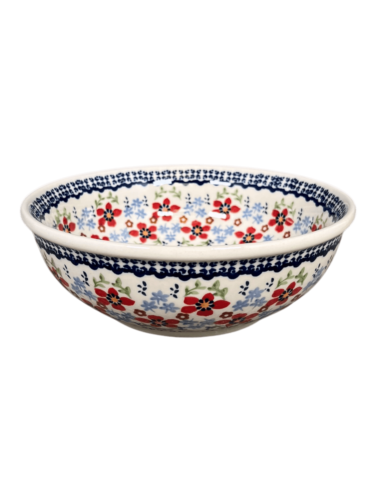 Bowl, Round, 8.5" in "Summer Bouquet" by Manufaktura | M135T-MM01