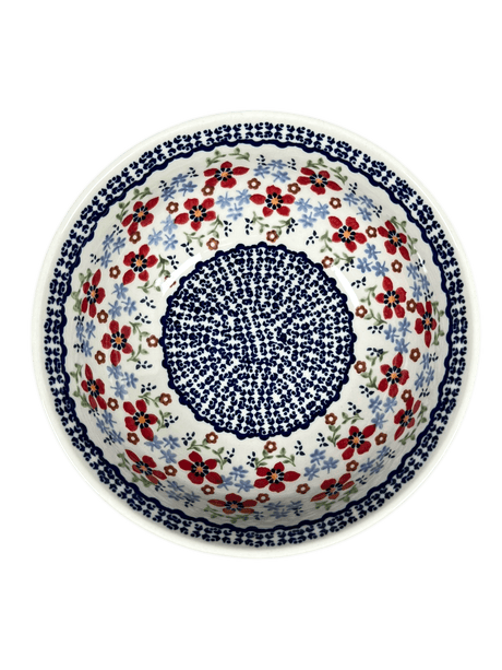 Bowl, Round, 8.5" in "Summer Bouquet" by Manufaktura | M135T-MM01