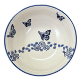 Bowl, Round, 8.5" in "Butterfly Garden" by Manufaktura | M135T-MOT1