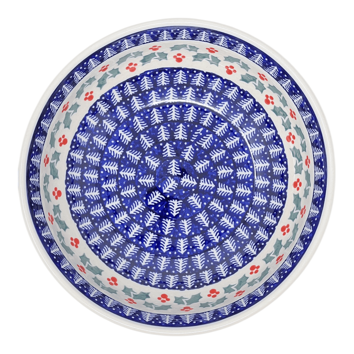 Bowl, Round, 8.5" in "Holiday Cheer" by Manufaktura | M135T-NOS2