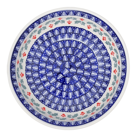 Bowl, Round, 8.5" in "Holiday Cheer" by Manufaktura | M135T-NOS2