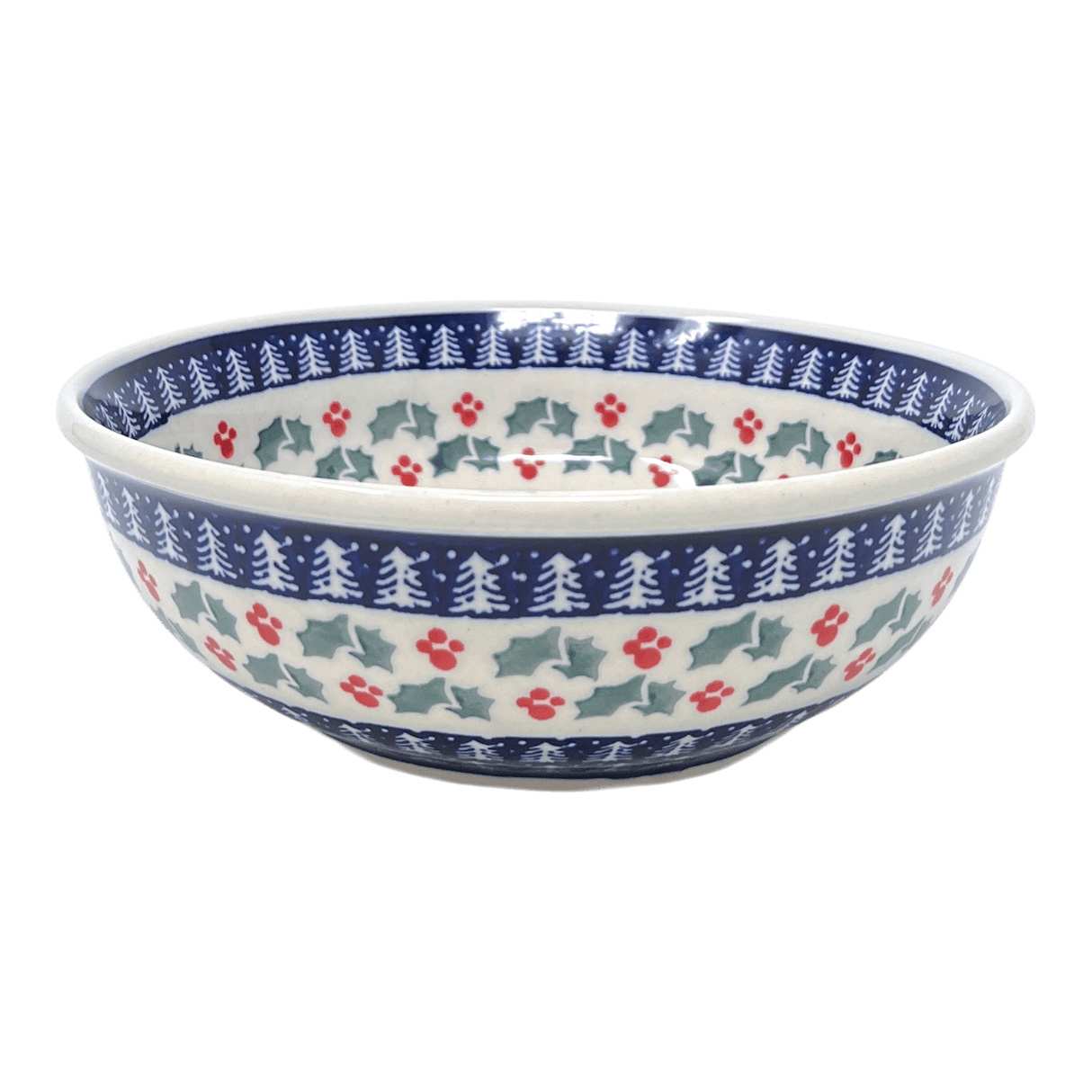 Bowl, Round, 8.5" in "Holiday Cheer" by Manufaktura | M135T-NOS2