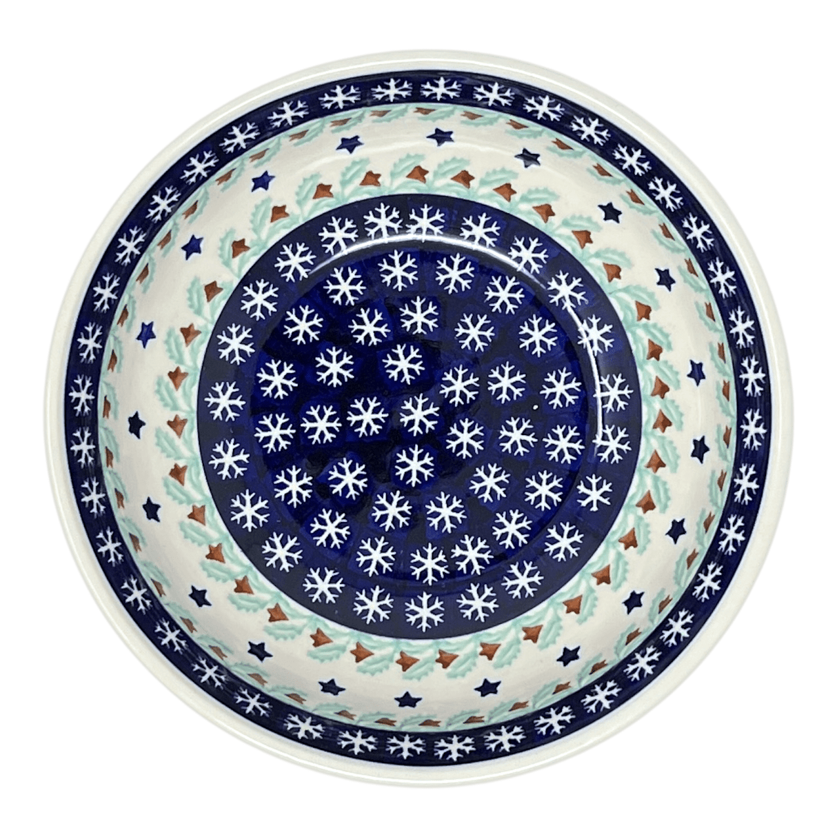 Bowl, Round, 8.5" in "Starry Wreath" by Manufaktura | M135T-PZG