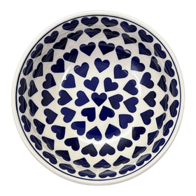 Polish Pottery 8.5" Bowl (Whole Hearted) | M135T-SEDU Additional Image at PolishPotteryOutlet.com