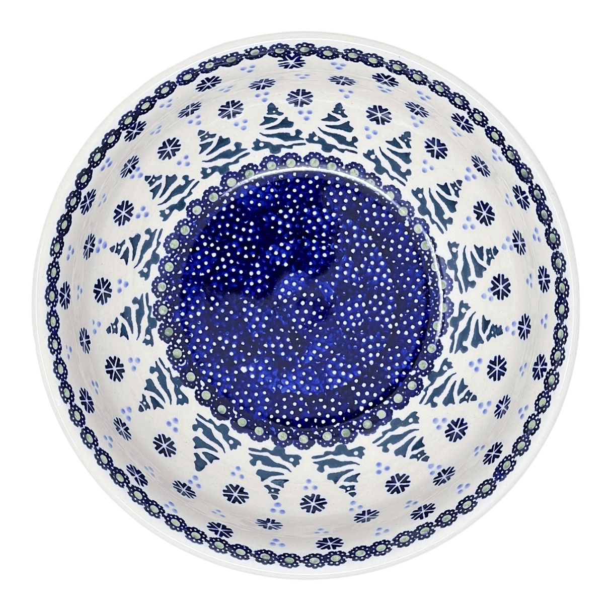 Bowl, Round, 8.5" in "Snowy Pines" by Manufaktura | M135T-U22