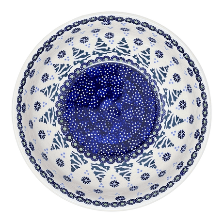 Bowl, Round, 8.5" in "Snowy Pines" by Manufaktura | M135T-U22