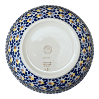 A picture of a Polish Pottery 8.5" Bowl (Kaleidoscope) | M135U-ASR as shown at PolishPotteryOutlet.com/products/8-5-bowl-kaleidoscope-m135u-asr