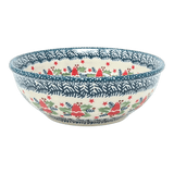 Bowl, Round, 8.5" in "Evergreen Bells" by Manufaktura | M135U-PZDG