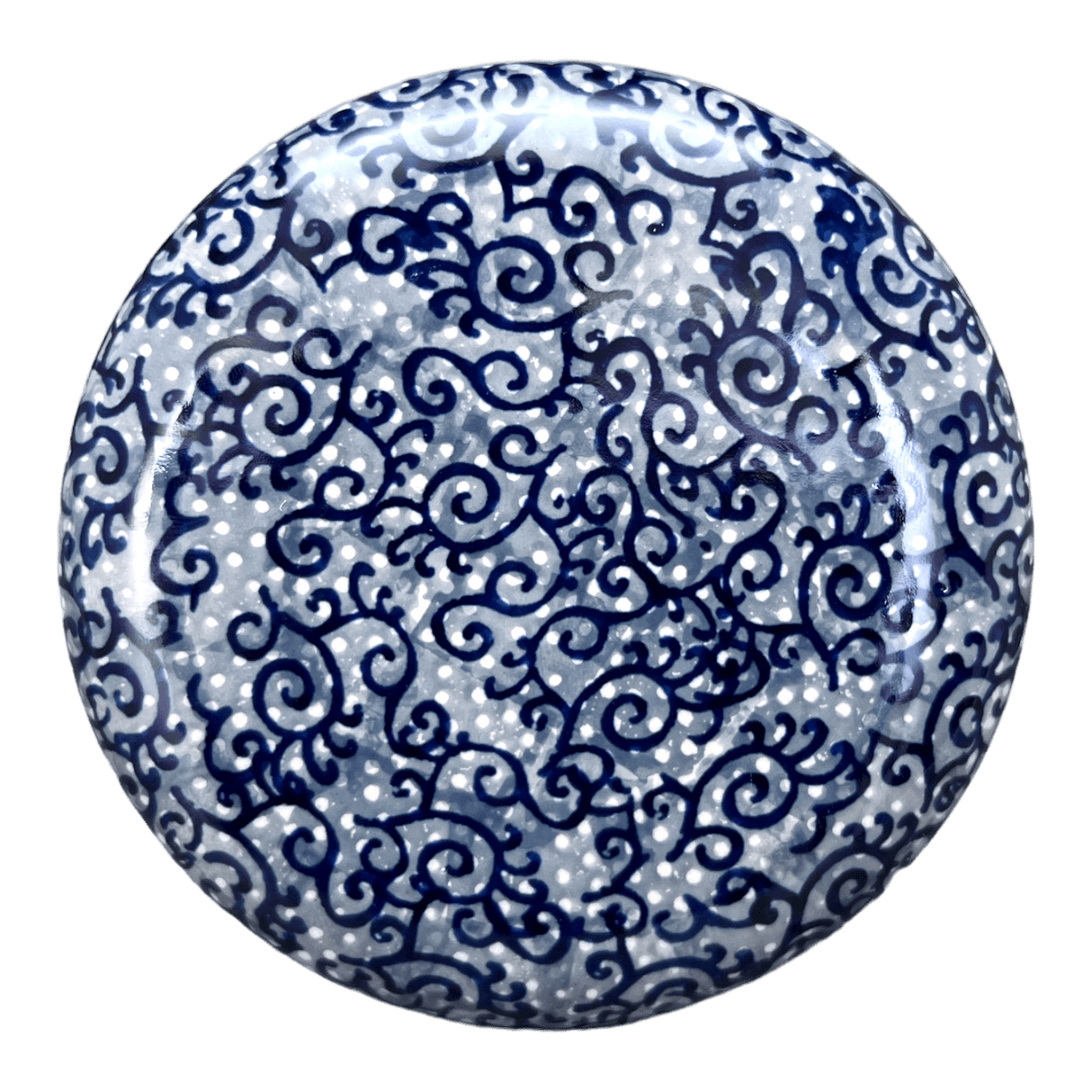 Butter Crock, 4.5" in "Blue Life" by Manufaktura | M136S-EO39