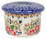 Butter Crock, 4.5" in "Poppy Persuasion" by Manufaktura | M136S-P265