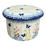 Butter Crock, 4.5" in "Butterfly Bounty" by Manufaktura | M136S-WK76