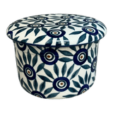 Butter Crock, 4.5" in "Peacock Parade" by Manufaktura | M136U-AS60
