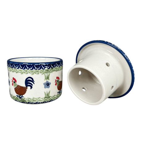 Butter Crock, 4.5" in "Chicken Dance" by Manufaktura | M136U-P320
