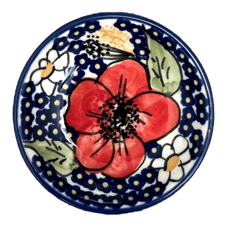 Bowl, Round, Shallow, 3" in "Poppies & Posies" by Manufaktura | M150S-IM02