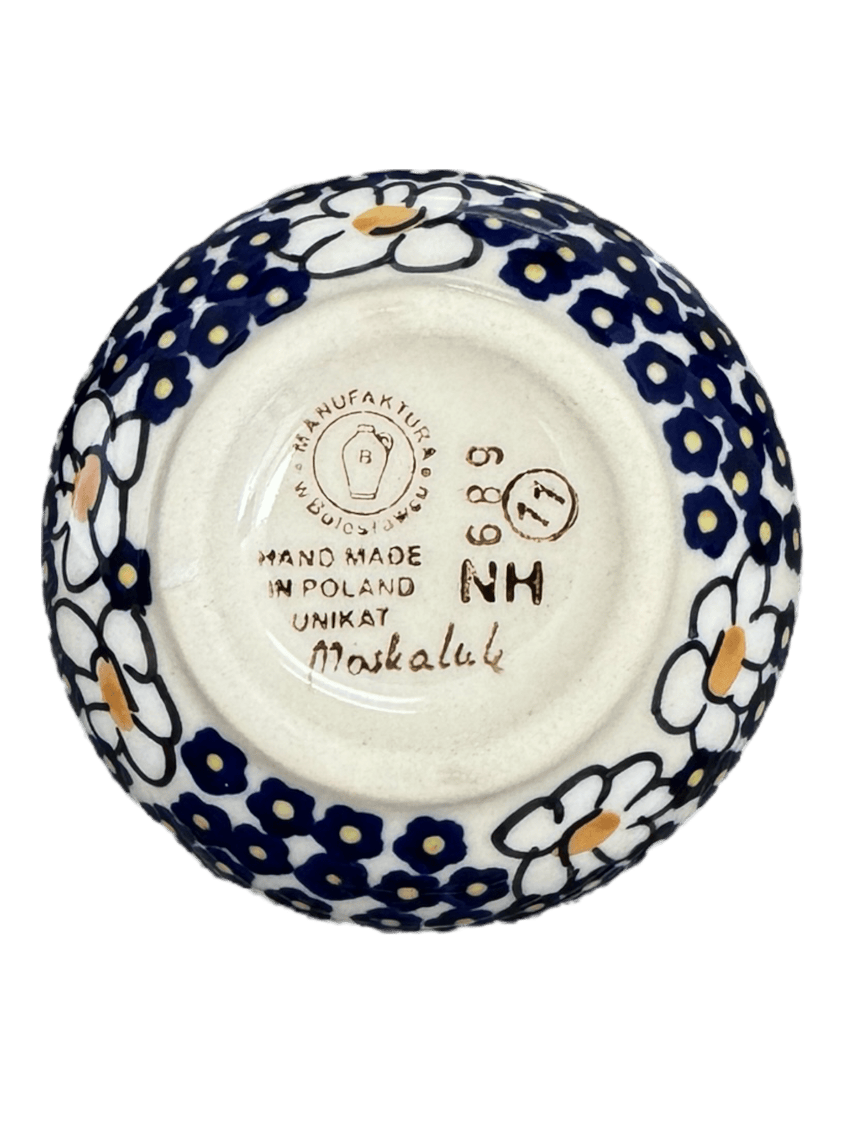 Bowl, Round, Shallow, 3" in "Poppies & Posies" by Manufaktura | M150S-IM02