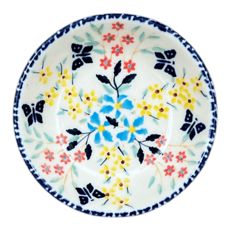 Bowl, Round, Shallow, 3" in "Butterfly Bounty" by Manufaktura | M150S-WK76