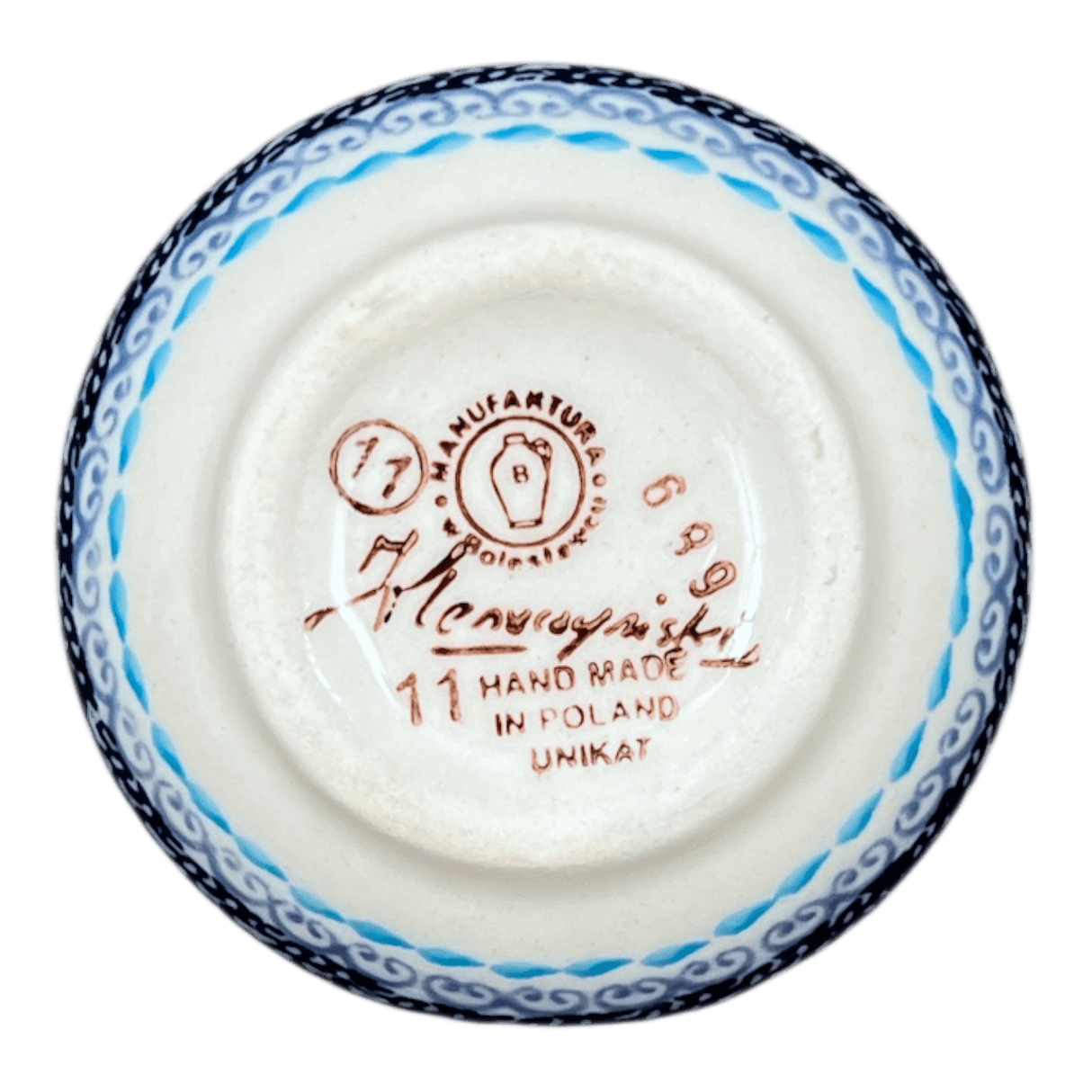 Bowl, Round, Shallow, 3" in "Butterfly Bounty" by Manufaktura | M150S-WK76