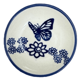 Bowl, Round, Shallow, 3" in "Butterfly Garden" by Manufaktura | M150T-MOT1