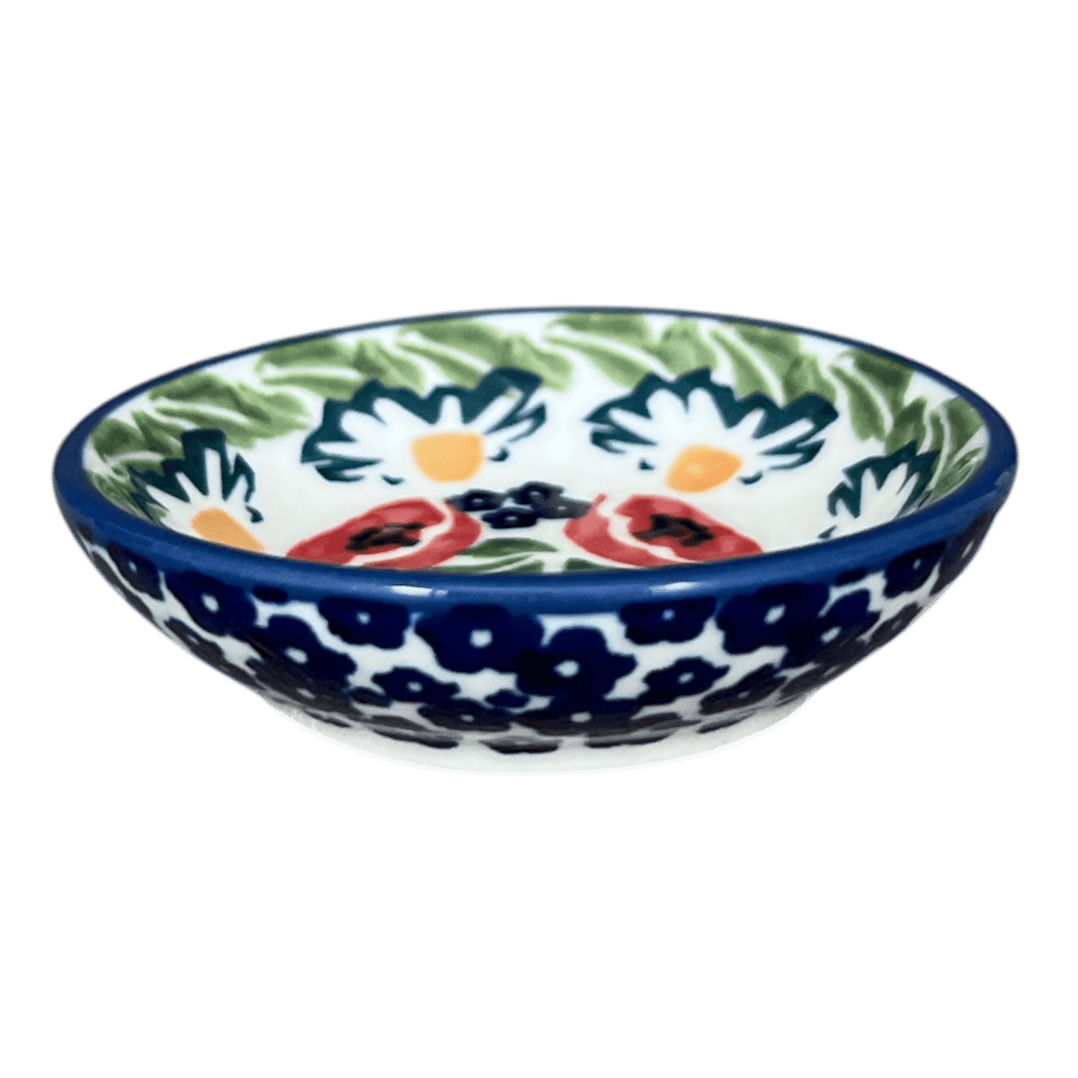 Bowl, Round, Shallow, 3" in "Poppy Parade" by Manufaktura | M150U-P341