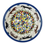 Bowl, Round, Dipping, 4.25" in "Wild Horses" by Manufaktura | M153S-INK1
