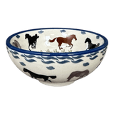 Bowl, Round, Dipping, 4.25" in "Wild Horses" by Manufaktura | M153S-INK1
