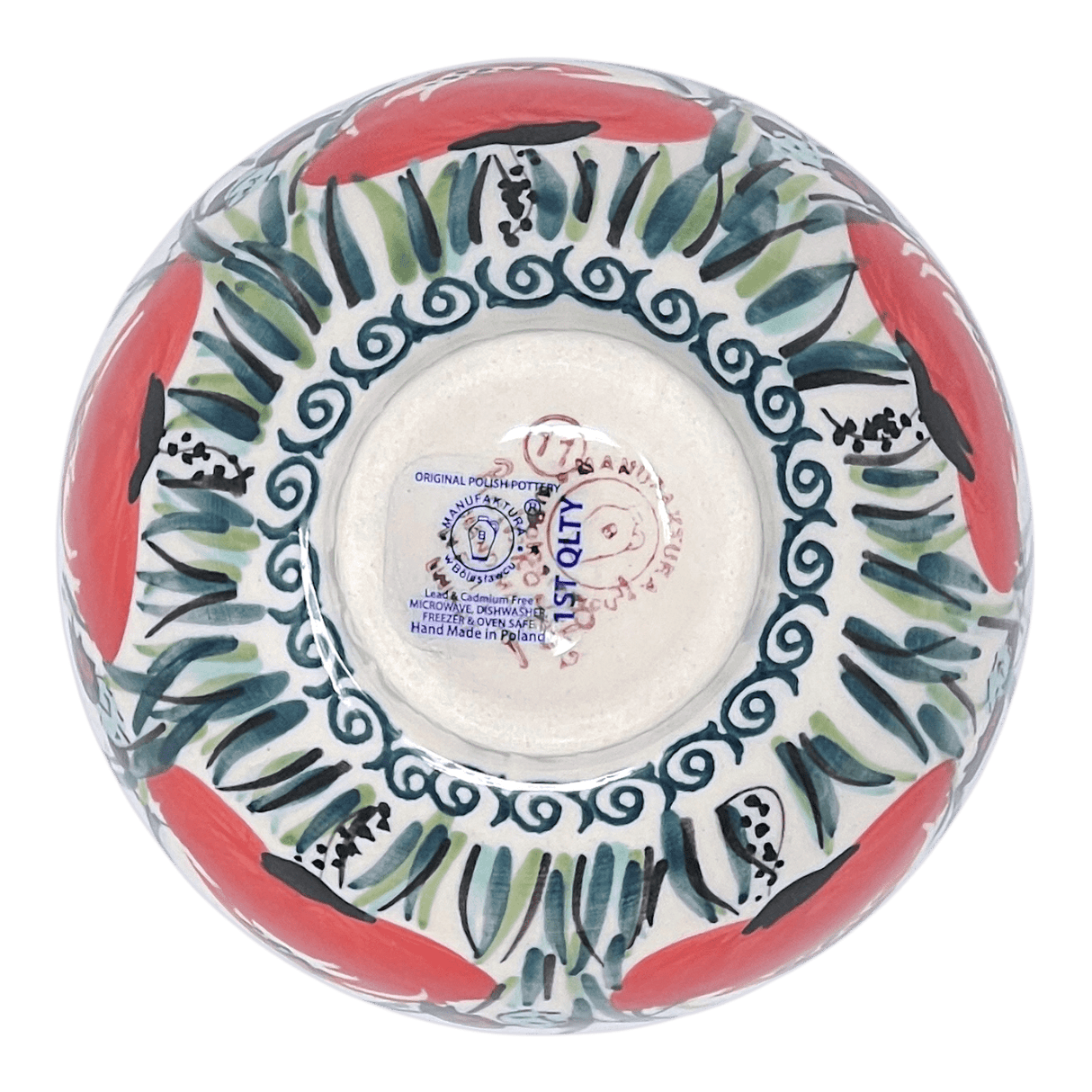 Bowl, Round, Dipping, 4.25" in "Poppy Paradise" by Manufaktura | M153S-PD01