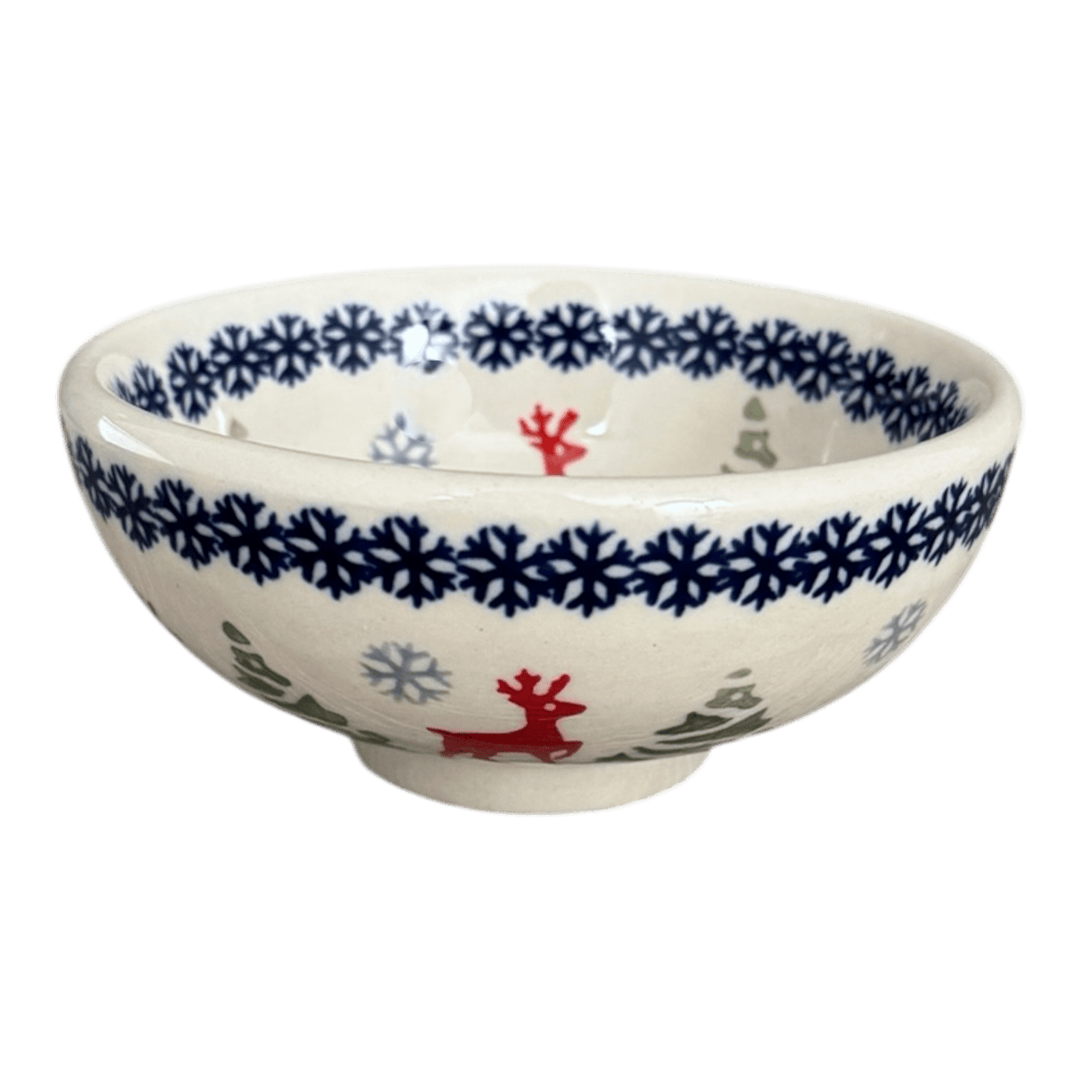 Bowl, Round, Dipping, 4.25" in "Reindeer Games" by Manufaktura | M153T-BL07