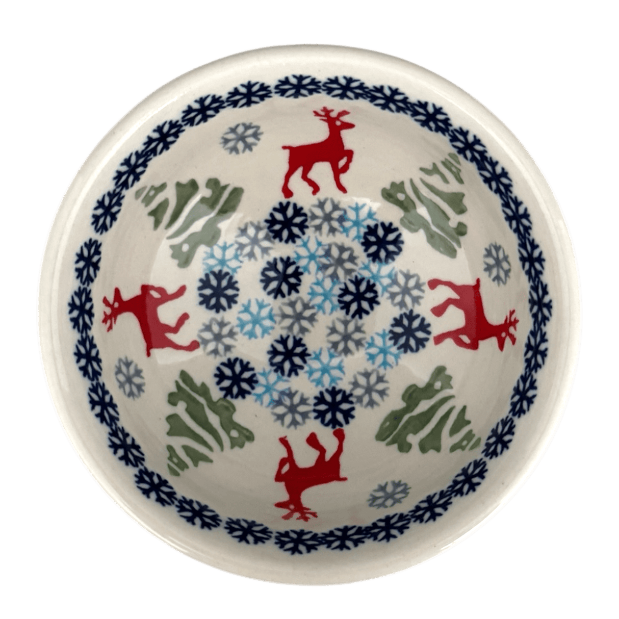 Bowl, Round, Dipping, 4.25" in "Reindeer Games" by Manufaktura | M153T-BL07
